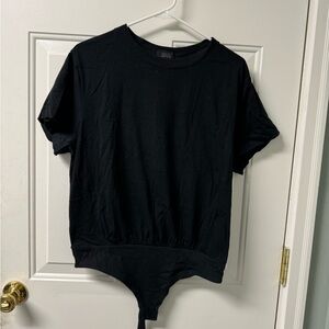 Nuuds Everyday T-Shirt Black Bodysuit